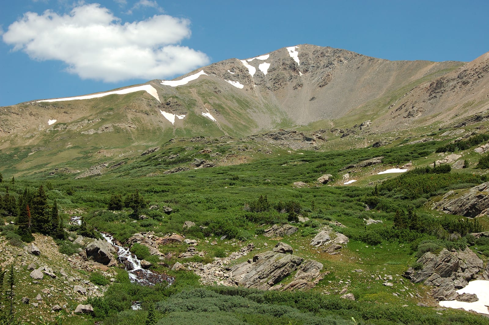 Argentine Peak, a peak on the Colorado 13ers list