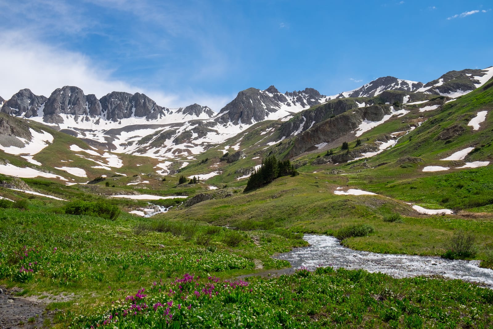 Campbell Creek Peak, a peak on the Colorado 13ers list