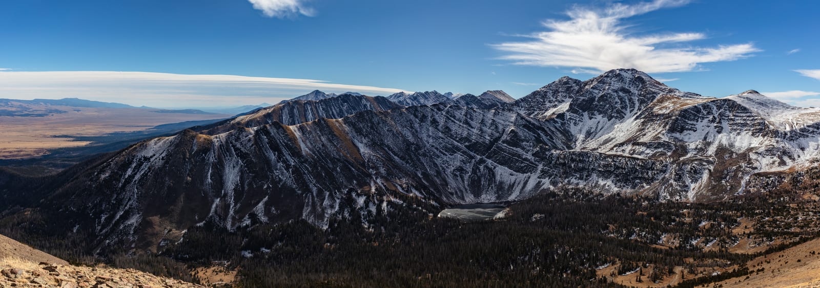 Eureka Mtn, a peak on the Colorado 13ers list