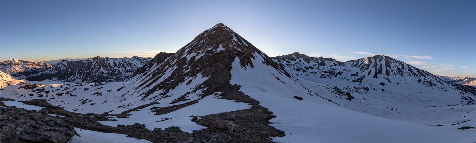 Geissler Mtn East, a peak on the Colorado 13ers list