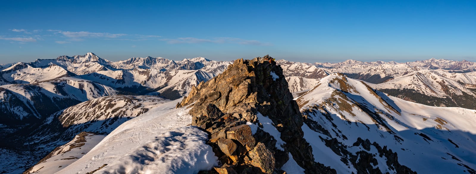 Geissler Mtn West, a peak on the Colorado 13ers list