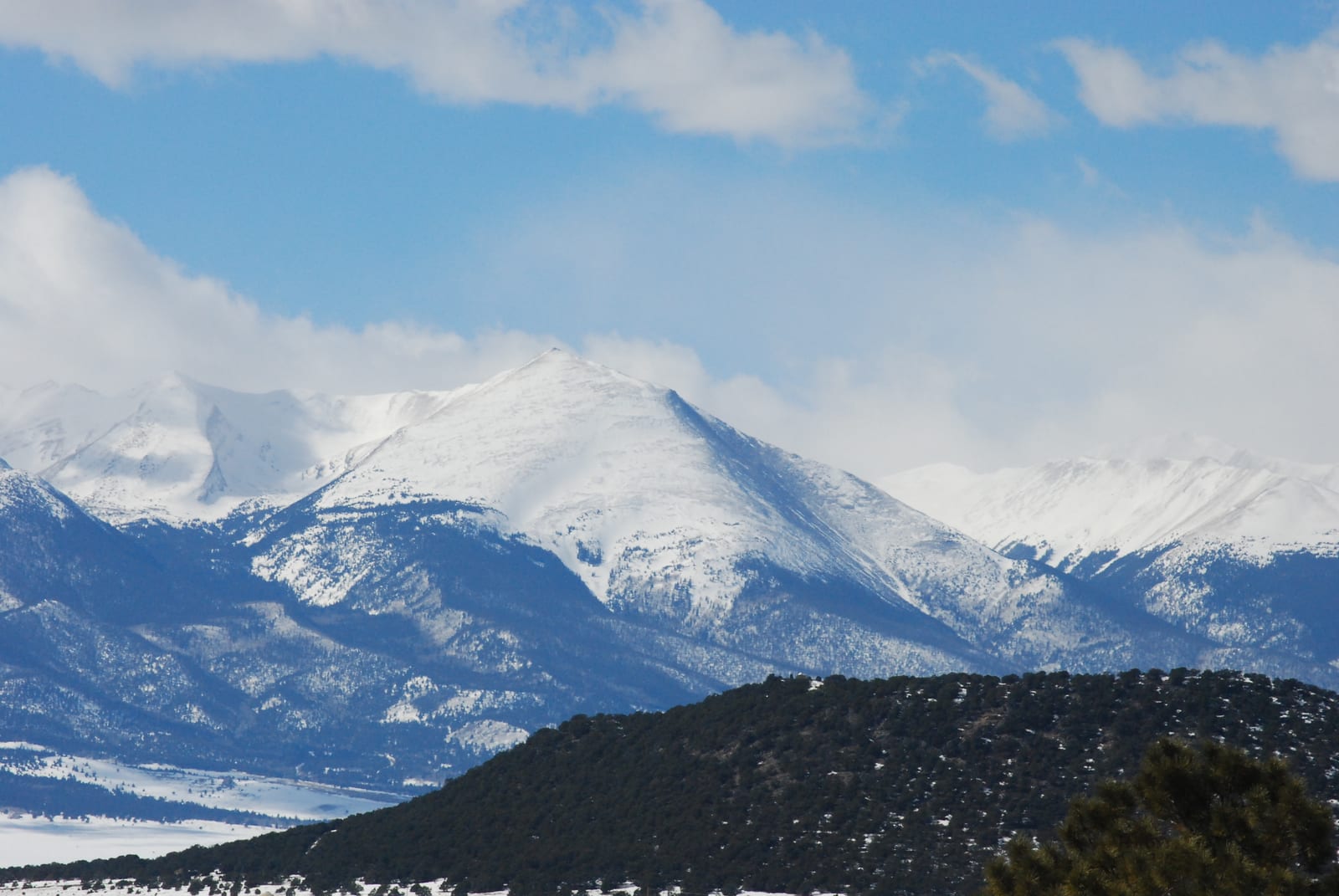 Gibbs Peak, a peak on the Colorado 13ers list