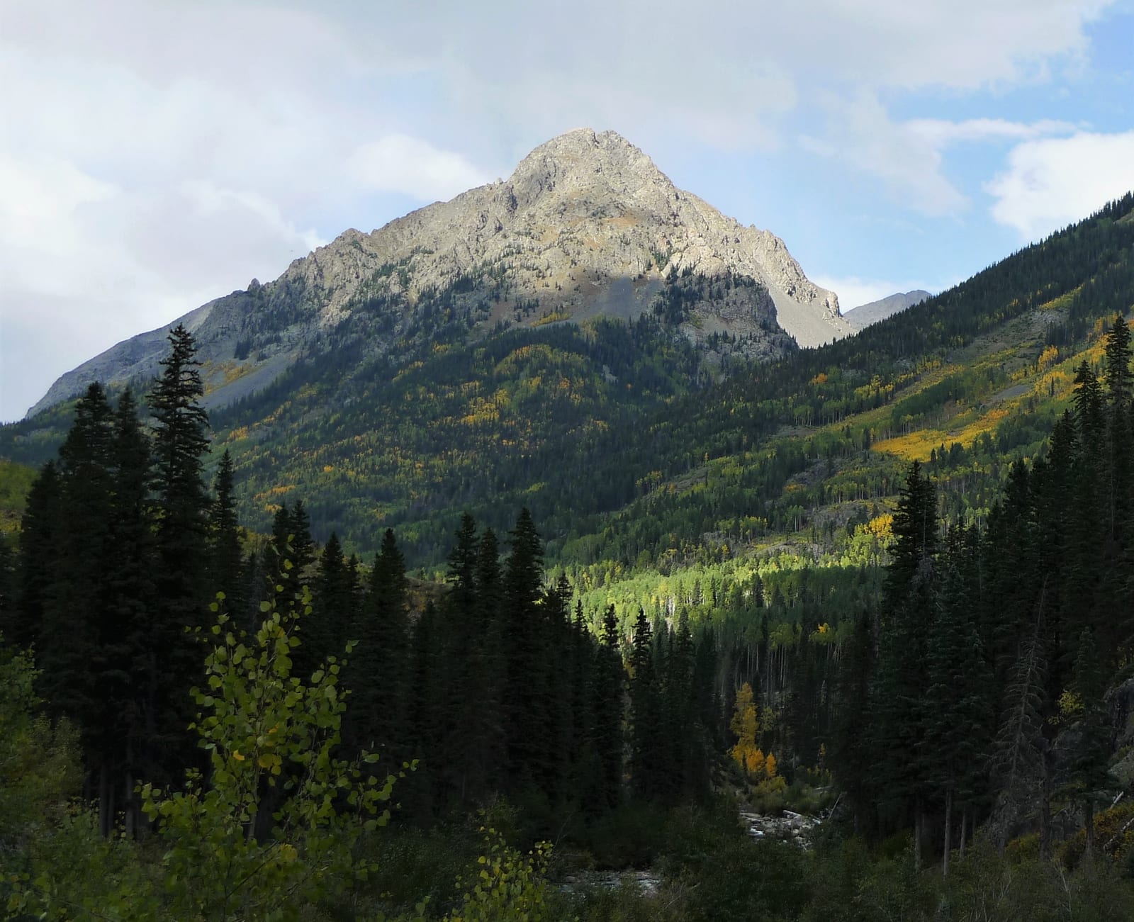 Irving Peak, a peak on the Colorado 13ers list