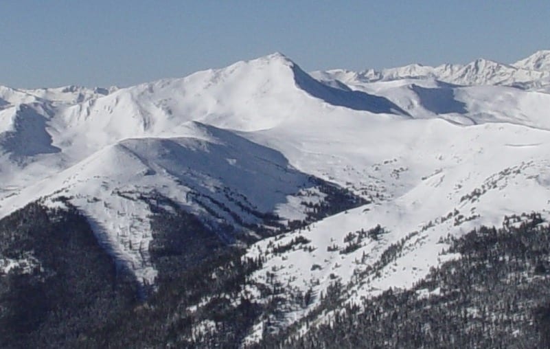 Jacque Peak, a peak on the Colorado 13ers list