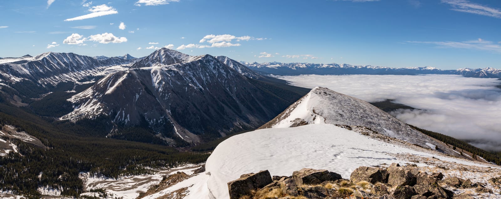Jenkins Mtn, a peak on the Colorado 13ers list