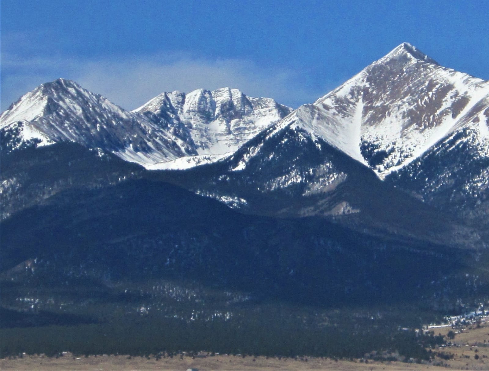 Little Horn Peak, a peak on the Colorado 13ers list