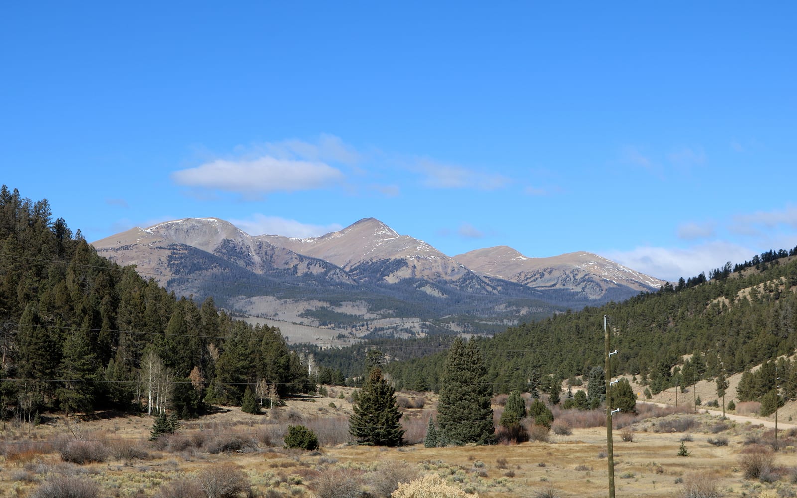 Middle Peak, a peak on the Colorado 13ers list