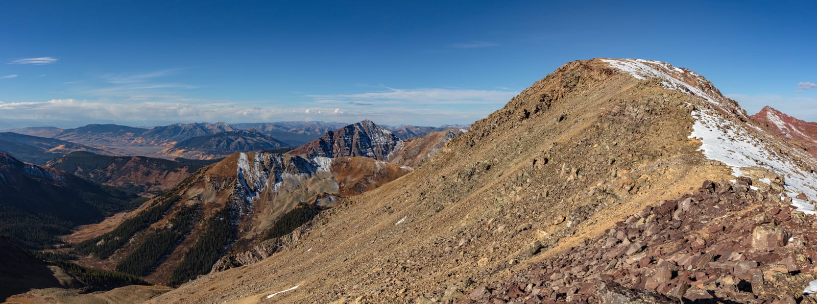 Oyster Peak, a peak on the Colorado 13ers list