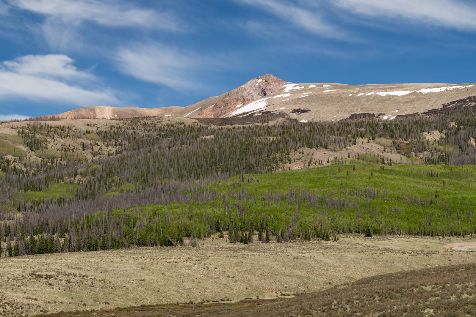 UN 13168, a peak on the Colorado 13ers list
